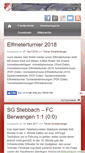 Mobile Screenshot of fc-berwangen.de