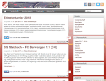 Tablet Screenshot of fc-berwangen.de
